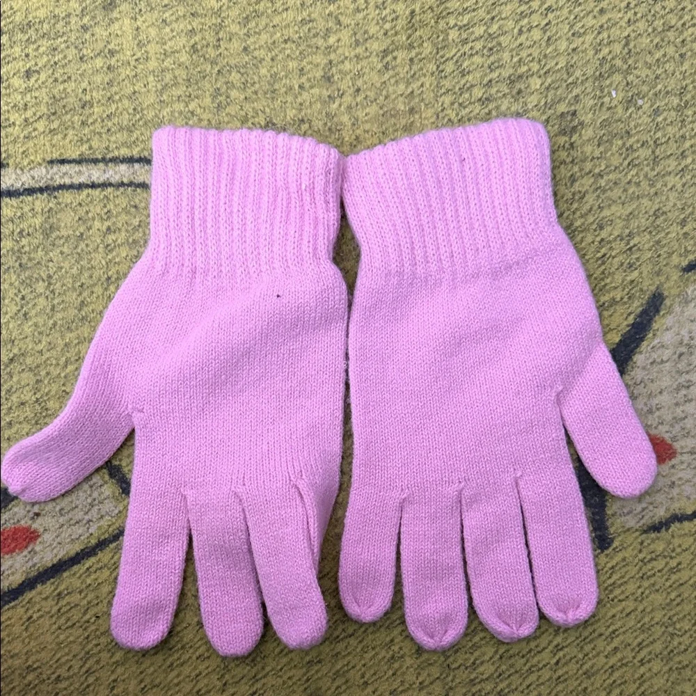Puma Kids Mittens in Soft Pink